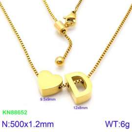 SS Gold-Plating Necklace