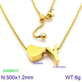 SS Gold-Plating Necklace