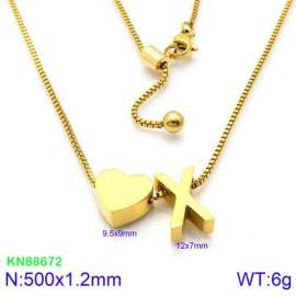 SS Gold-Plating Necklace