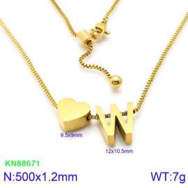 SS Gold-Plating Necklace