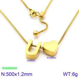 SS Gold-Plating Necklace