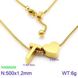 SS Gold-Plating Necklace