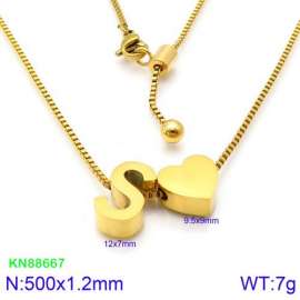 SS Gold-Plating Necklace
