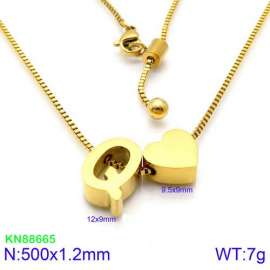SS Gold-Plating Necklace