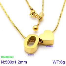 SS Gold-Plating Necklace