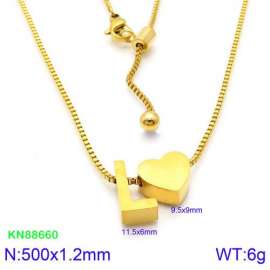SS Gold-Plating Necklace