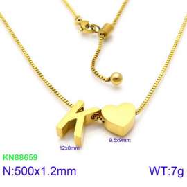 SS Gold-Plating Necklace