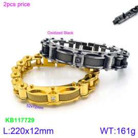 Stainless Steel Bicycle Bracelet