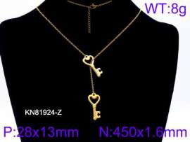 SS Gold-Plating Necklace
