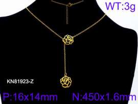 SS Gold-Plating Necklace