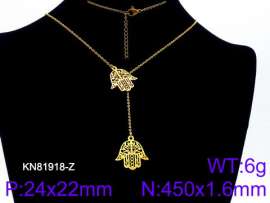 SS Gold-Plating Necklace