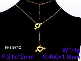 SS Gold-Plating Necklace