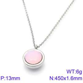 Stainless Steel Stone Necklace