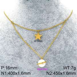 SS Gold-Plating Necklace