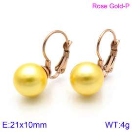 SS Shell Pearl Earrings