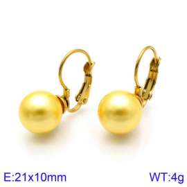 SS Shell Pearl Earrings