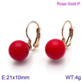 SS Shell Pearl Earrings