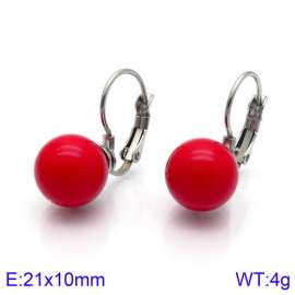 SS Shell Pearl Earrings