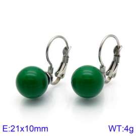 SS Shell Pearl Earrings