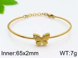 Stainless Steel Gold-plating Bangle