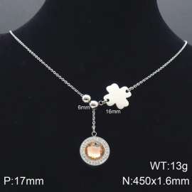 Stainless Steel Stone Necklace