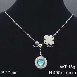 Stainless Steel Stone Necklace