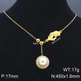 Stainless Steel Stone Necklace