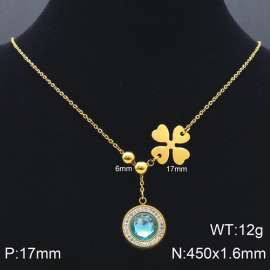 Stainless Steel Stone Necklace