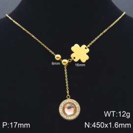 Stainless Steel Stone Necklace