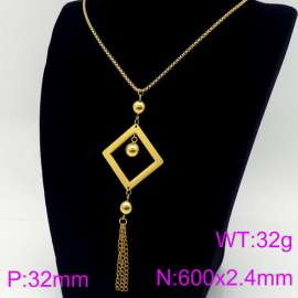 SS Gold-Plating Necklace