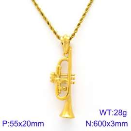 SS Gold-Plating Necklace