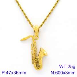SS Gold-Plating Necklace