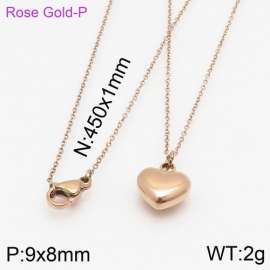 SS Rose Gold-Plating Necklace