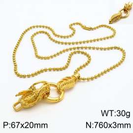 SS Gold-Plating Necklace