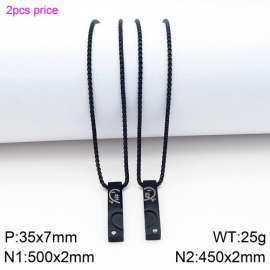 Stainless Steel Black-plating Necklace