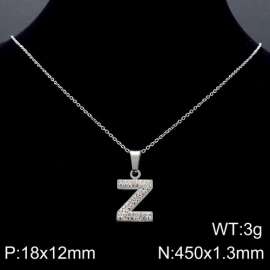 Stainless Steel Stone Necklace
