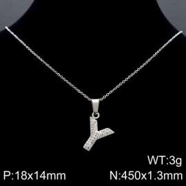 Stainless Steel Stone Necklace