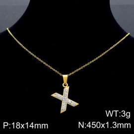 Stainless Steel Stone Necklace