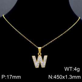 Stainless Steel Stone Necklace