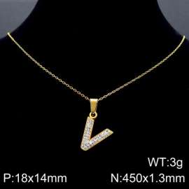 Stainless Steel Stone Necklace