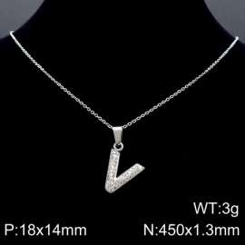 Stainless Steel Stone Necklace