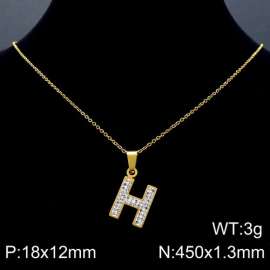 Stainless Steel Stone Necklace