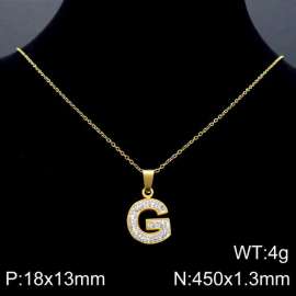 Stainless Steel Stone Necklace