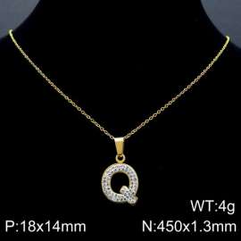 Stainless Steel Stone Necklace