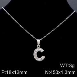 Stainless Steel Stone Necklace