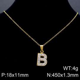 Stainless Steel Stone Necklace