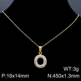 Stainless Steel Stone Necklace