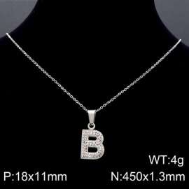 Stainless Steel Stone Necklace