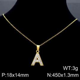 Stainless Steel Stone Necklace