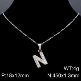 Stainless Steel Stone Necklace